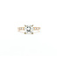 Ring 1.50ct Cut-Cornered Square Modified Brilliant Diamond GIA 6157639110 .50ctw Diamonds 14kr 2.3mm Sz4.5 2.93g 225090044