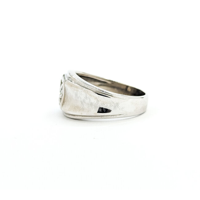 Ring 1970's .25ct Round Diamond 14kw Sz9 6.52g 225090017