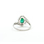 Ring By-pass .22ctw Round & Marquise Diamonds 2.5ct Green Tourmaline 900pt 15mm Sz8.5 7.21g 125090015