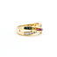 Ring Rainbow .40ctw Round Diamonds .52ctw Rainbow Sapphires 14ky 8mm Sz9.25 5.82g 125100009
