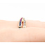 Ring Rainbow .40ctw Round Diamonds .52ctw Rainbow Sapphires 14ky 8mm Sz9.25 5.82g 125100009