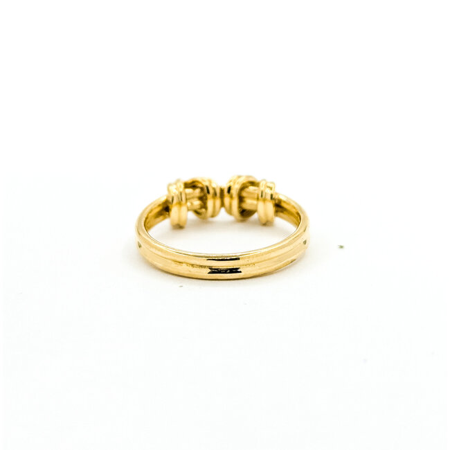 Ring Tiffany & Co. Knot 18ky 2.85mm Sz4.5 3.4g 125102004