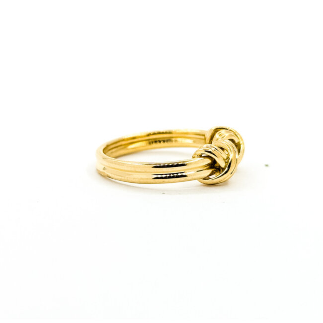 Ring Tiffany & Co. Knot 18ky 2.85mm Sz4.5 3.4g 125102004