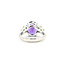 Ring .50ctw Round Diamonds 1.75ct Purple Amethyst 14kw 3mm Sz7 5.57g 225090035