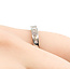 Ring .35ctw Princess Diamonds 14kw Sz5.25 2.6g 225080087