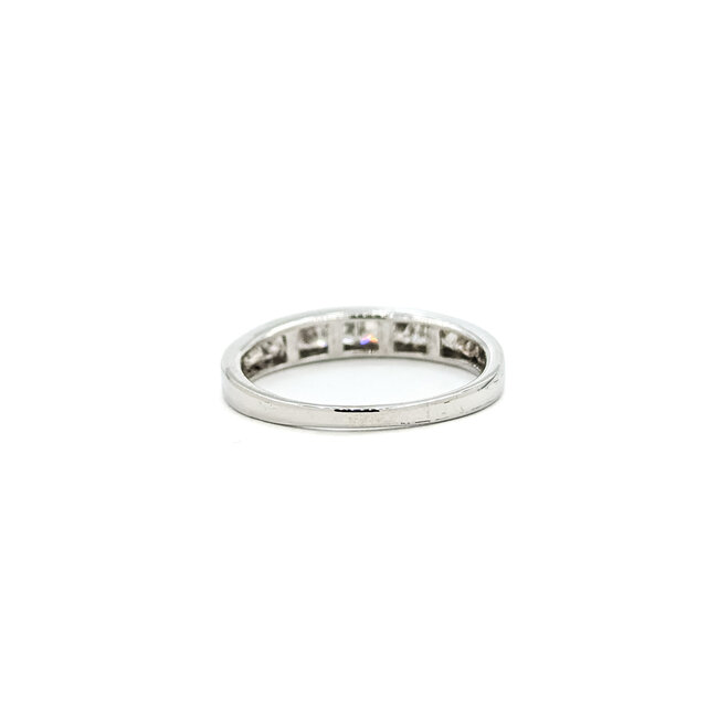 Ring .35ctw Princess Diamonds 14kw Sz5.25 2.6g 225080087