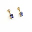 Earrings Dangle .30ctw Round Diamonds 2.00ctw Purple Tanzanite 18ky .6x.2" 2.93g 125090020