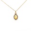 Pendant Levian .25ctw Round Diamonds .60ct Opal 14kr .75x.3" 20" 3.16g 125090025