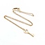 Necklace Tiffany & Co. Key 18kr .75x.3" 16" 3.06g 125102005