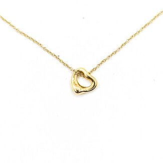 Necklace Tiffany & Co. Heart 18ky .3x.25" 16" 1.65g 125102006