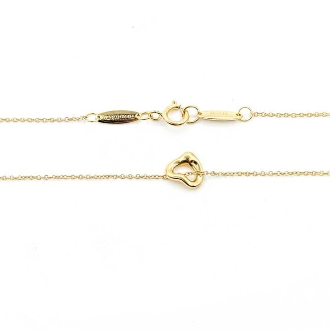 Necklace Tiffany & Co. Heart 18ky .3x.25" 16" 1.65g 125102006