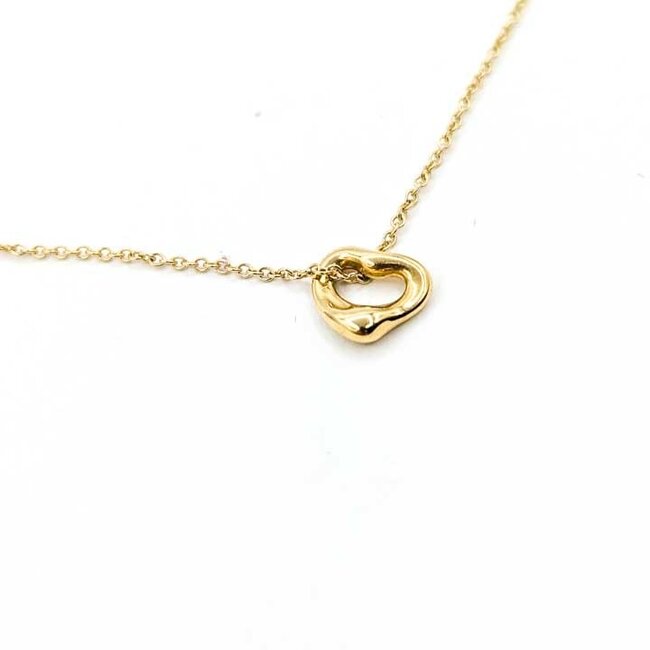 Necklace Tiffany & Co. Heart 18ky .3x.25" 16" 1.65g 125102006
