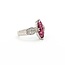 Ring Toi et Moi .73ctw Round Diamonds 1.23ctw Pink Tourmaline 900pt 15mm 7.89g 125090024