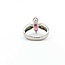 Ring Toi et Moi .73ctw Round Diamonds 1.23ctw Pink Tourmaline 900pt 15mm 7.89g 125090024