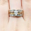 Ring 1.50ctw Marquise & Round Diamonds 14ky 9.6mm Sz7.5 8.8g 225100005