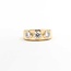 Ring 3-Stone 1.00ctw Round Diamonds 14ky 7.4mm Sz7.25 6.05g 125090012