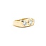 Ring 3-Stone 1.00ctw Round Diamonds 14ky 7.4mm Sz7.25 6.05g 125090012