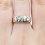 Ring 3-Stone 1.00ctw Round Diamonds 14ky 7.4mm Sz7.25 6.05g 125090012