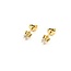 Earrings Stud Buttercup .20ctw Round Diamonds 14ky 5mm .84g 125090002