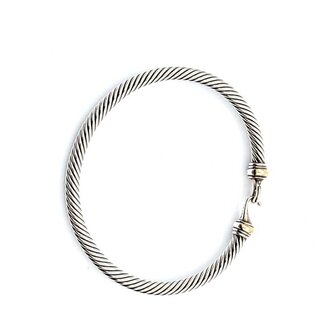 Bracelet David Yurman Buckle Classic Cable SS/18ky M 125092059