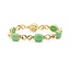 Bracelet Infinity 26.04ctw Jade 14ky 18.03g 225100003