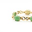 Bracelet Infinity 26.04ctw Jade 14ky 18.03g 225100003