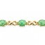 Bracelet Infinity 26.04ctw Jade 14ky 18.03g 225100003
