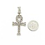 Pendant Ankh 1.09ctw Round Diamonds 10ky 1.8x.9" 4.52g 125090023