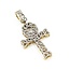 Pendant Ankh 1.09ctw Round Diamonds 10ky 1.8x.9" 4.52g 125090023