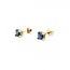 Earrings Stud 1.20ctw Aquamarine 14ky 1.4g 225100001