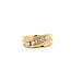 Ring 5-Stone Wave 1ctw Diamonds 14ky 10mm Sz13.5 10.38g 225100101