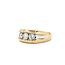 Ring 3-Stone Comfort Fit 1.3ctw Round Diamonds 14ky 10.4mm Sz12 9.1g 225100103