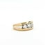 Ring 3-Stone Comfort Fit 1.3ctw Round Diamonds 14ky 10.4mm Sz12 9.1g 225100103