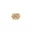 Ring .20ctw Round Diamonds .35ctw Ruby 14ky 10.5mm Sz6.5 4.11g 225100043