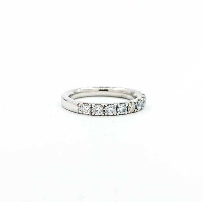 Ring Stackable .66ctw Round Diamonds 950pt sz6 124030453