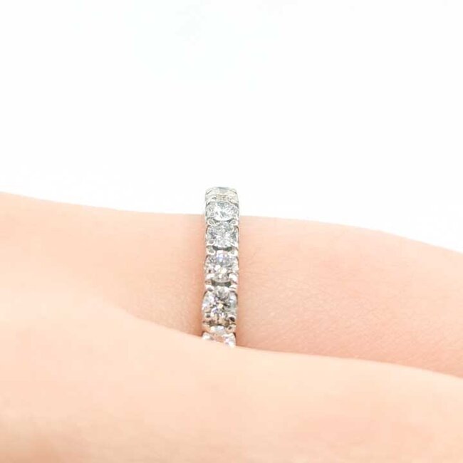Ring Stackable .66ctw Round Diamonds 950pt sz6 124030453