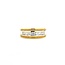 Ring Milgrain 1.00ctw Round Diamonds 14ktt 9.3mm Sz13 9.15g 125100059