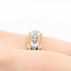 Ring Milgrain 1.00ctw Round Diamonds 14ktt 9.3mm Sz13 9.15g 125100059