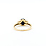 Ring 3-Stone 1.36ct Sapphire .38ctw Yellow Sapphire 14ky 8.9mm Sz9 3.01g 225100012