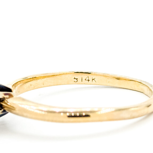 Ring .87ct Old European Diamond 14ky 1.5mm Sz6 1.77g 225100046