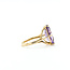 Ring Solitaire 4.16ct Amethyst 10ky 17.5mm Sz7 3.6g 225100010