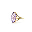 Ring Solitaire 4.16ct Amethyst 10ky 17.5mm Sz7 3.6g 225100010