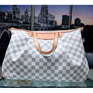 Handbag Louis Vuitton Siracusa Damier Azur GM 125105082