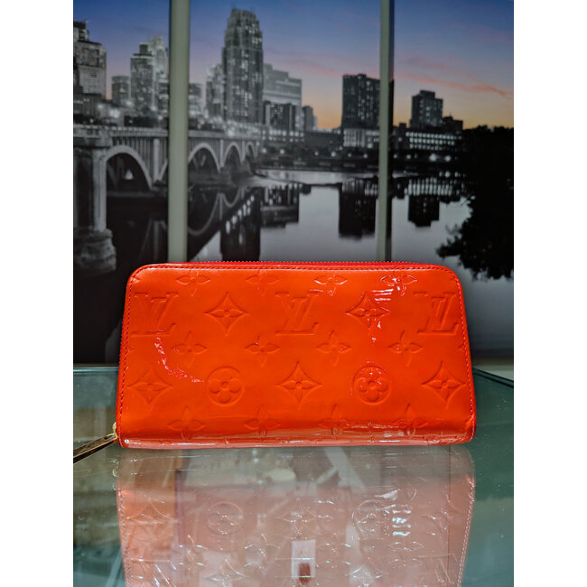 Wallet Louis Vuitton Long Wallet Red Vernis 125105099