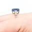 Rings 3-Stone 0.52ctw Tapered Baguette Diamonds 6.01ct Blue Sapphire PLAT 12.6mm Sz6 4.9g 225100122