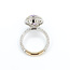 Rings Double Halo 1.25ctw Round Diamonds 5.62ct Pink Unheated Sapphire 18kw 15mm Sz6.75 6.2g 225100121
