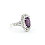Rings Double Halo Split Shank 1.04ctw Round Diamonds 4.83ct Pink Unheated Sapphire PLAT 17mm Sz6.5 9.7g 225100126