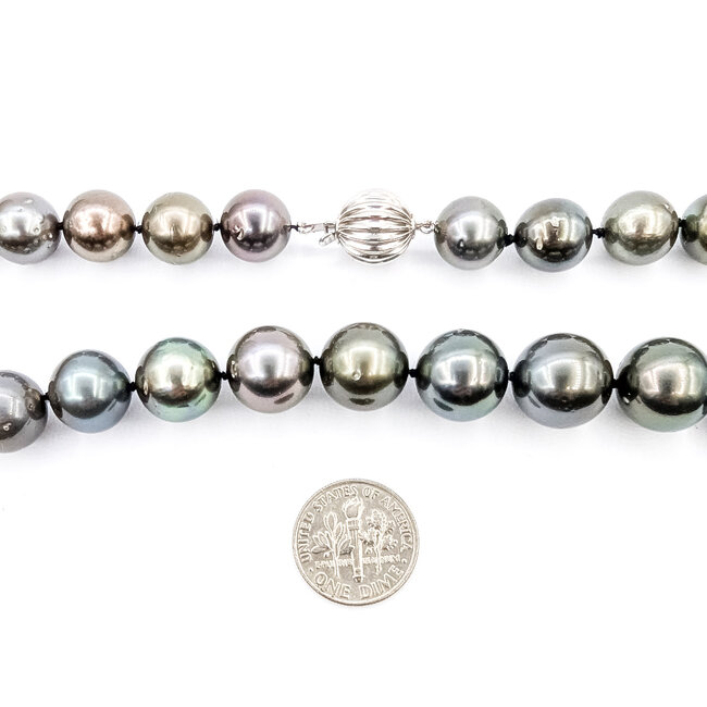 Necklace Strand 11-13mm Tahitian Pearl 14kw 18" 81g 225100129