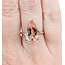 Ring Solitiare .03ctw Round Diamonds 5.25ct Morganite 14kr 18mm Sz7 3.82g 225100023