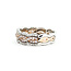 Ring Twisted .65ctw Round Pink/White Diamonds 14kr 6.5mm Sz8 4.1g 225100015